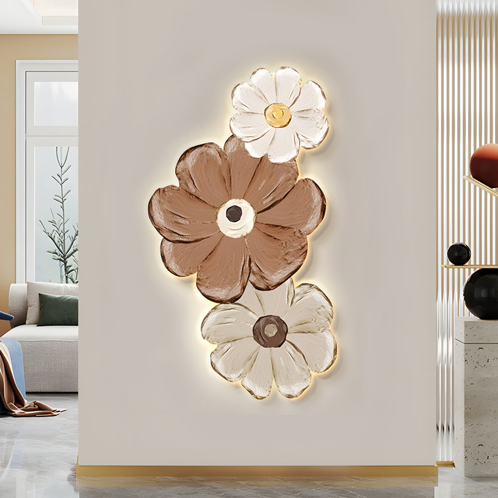 Wood modern ins decorative wall sconces — 33.5" W x 59.1" H