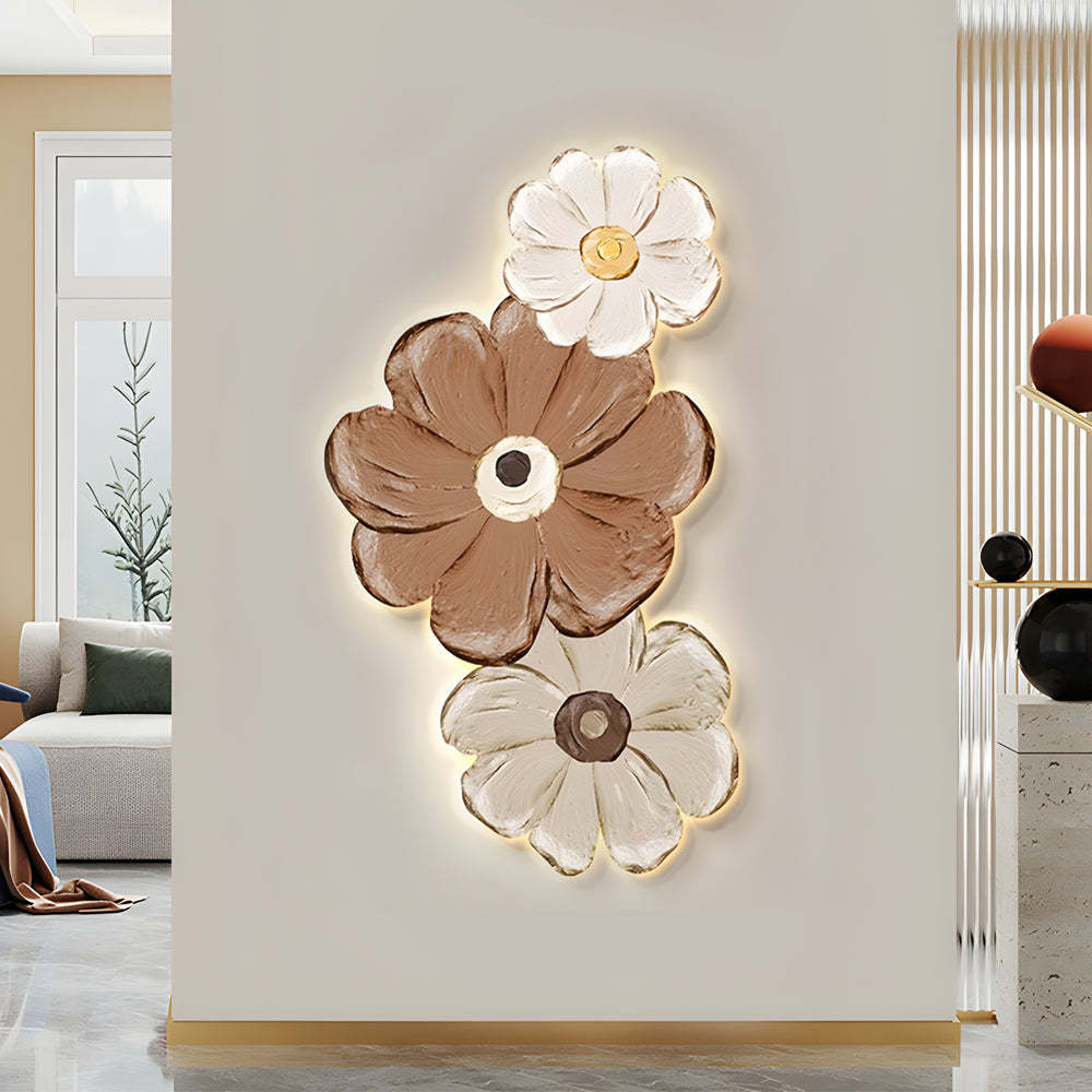 Wood modern ins decorative wall sconces — 33.5" W x 59.1" H