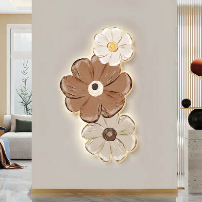 Wood modern ins decorative wall sconces — 33.5" W x 59.1" H