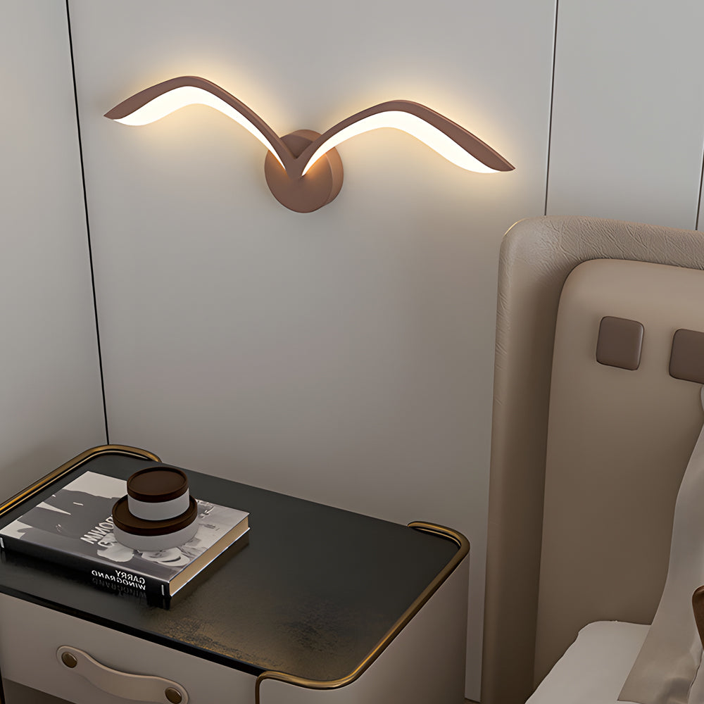 Modern Nordic Acrylic Seagull LED Wall Sconce