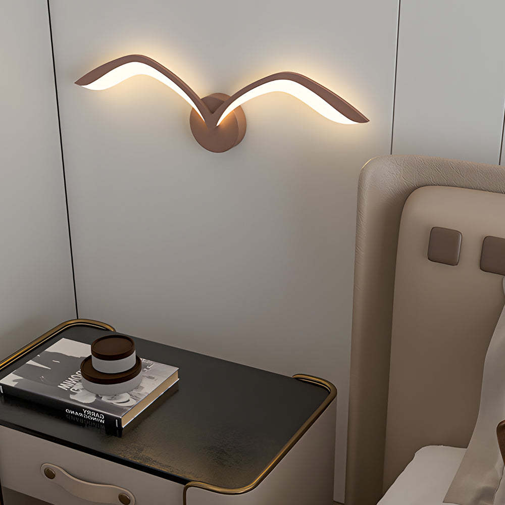 Modern Nordic Acrylic Seagull LED Wall Sconce