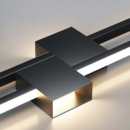 Modern Luxury Iron LED Strips Horizontal & Vertical Wall Mounted Light-Lighom