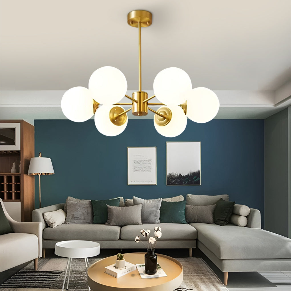 6-Light 3-Step Dimming LED Nordic Kitchen Island Pendant