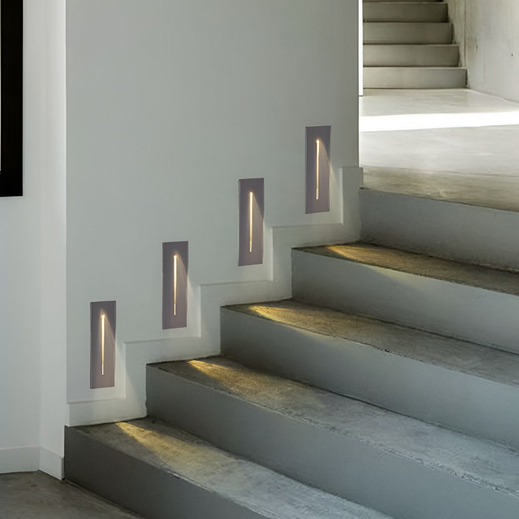 Industrial Rectangle 3W LED IP65 Waterproof Embedded Stair Wall Lights-Lighom
