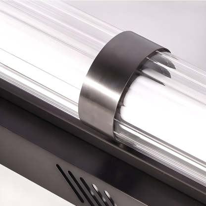 Modern Long Acrylic Tube LED Metallic Indoor Sconce Wall Lamp, 27.55''/35.43-Lighom