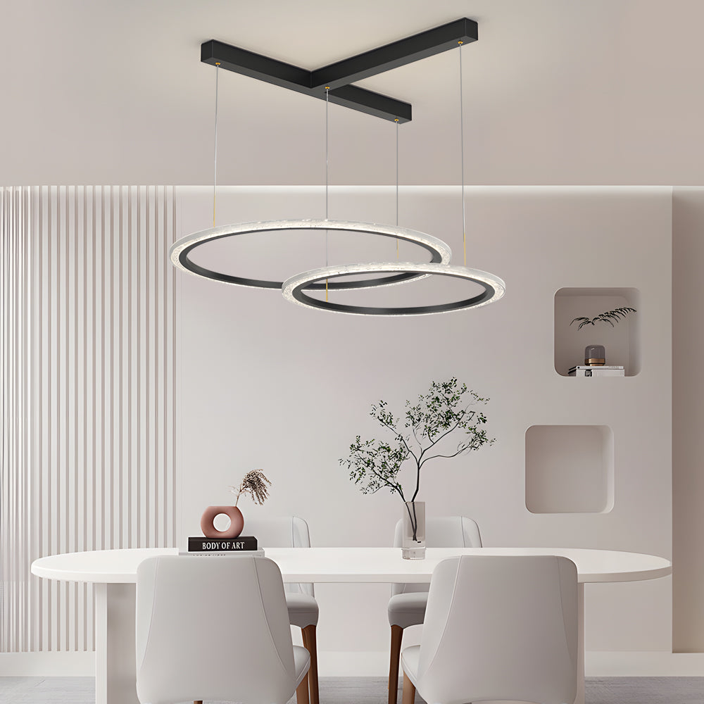 Ring Dimmable Modern Ceiling Chandelier