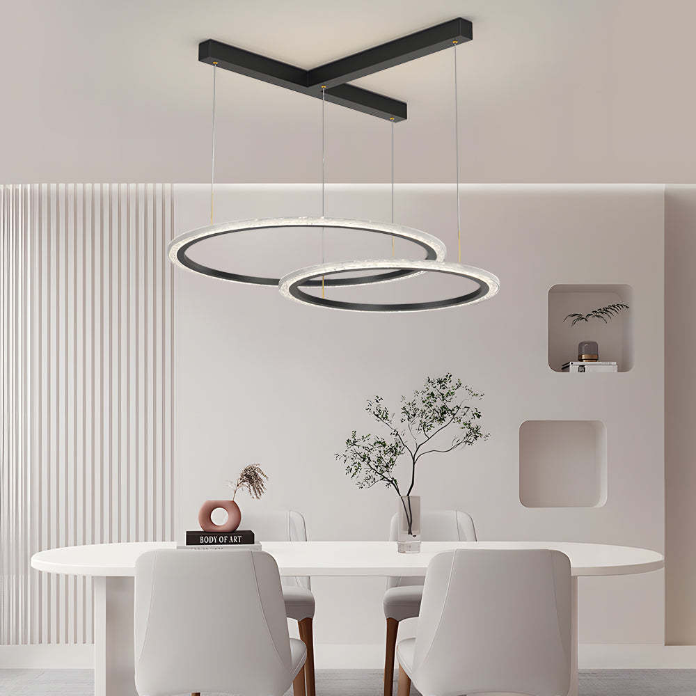 Ring Dimmable Modern Ceiling Chandelier