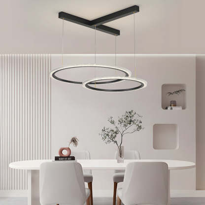 Ring Dimmable Modern Ceiling Chandelier