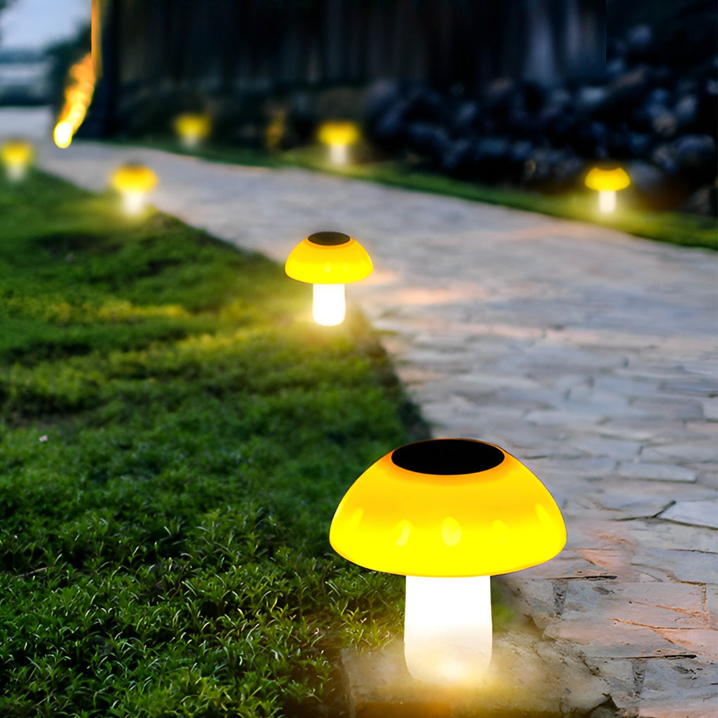Mushroom Smart Light-Control Solar Lawn Light