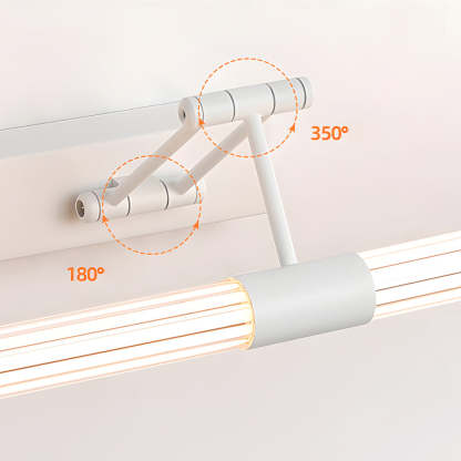 Foldable LED Vanity Light with 360-Degree Dual Arms