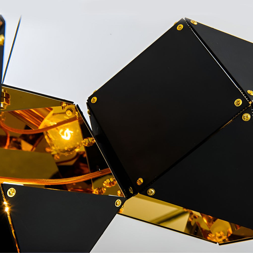 Geometric Polygonal Postmodern Pendant Chandelier