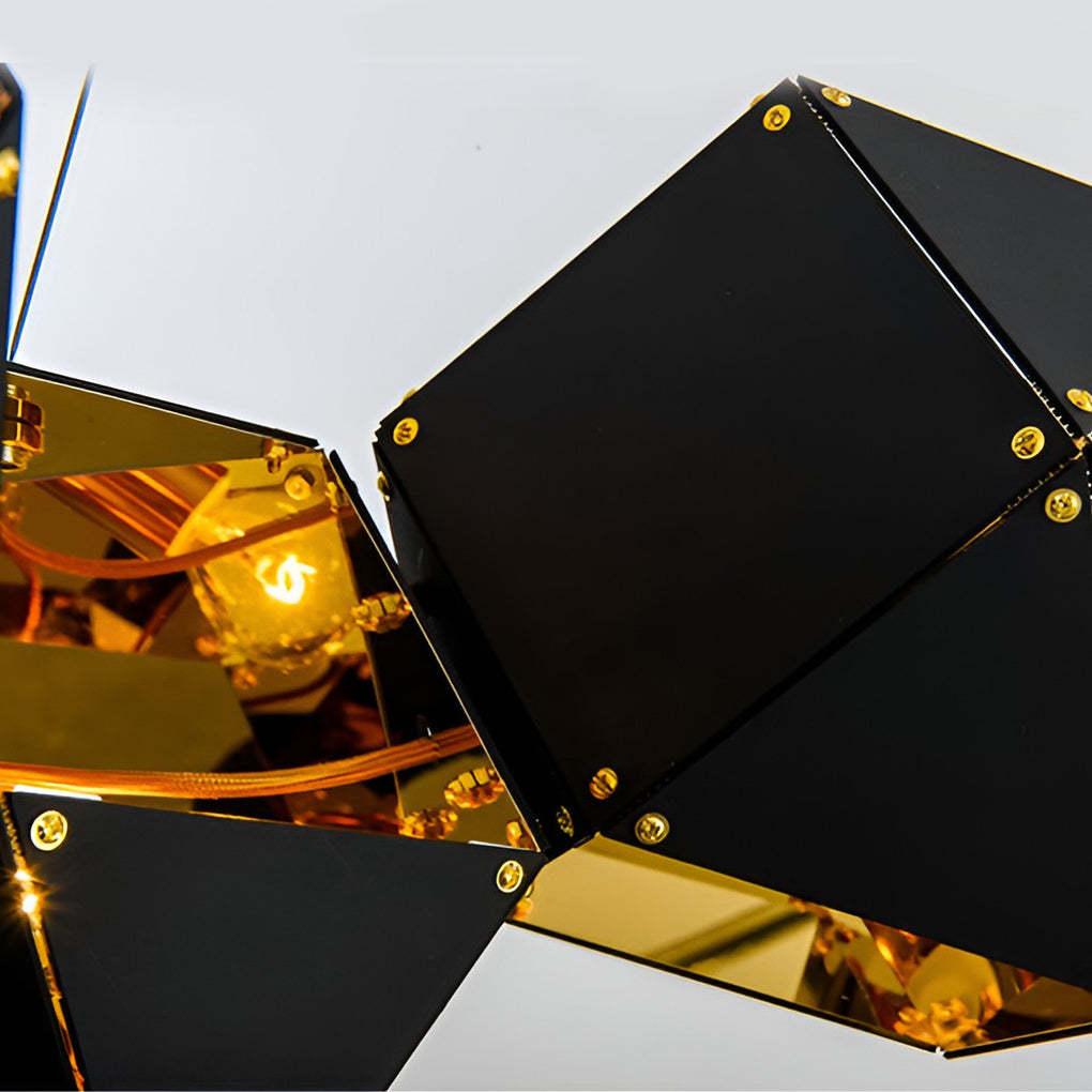 Geometric Polygonal Postmodern Pendant Chandelier