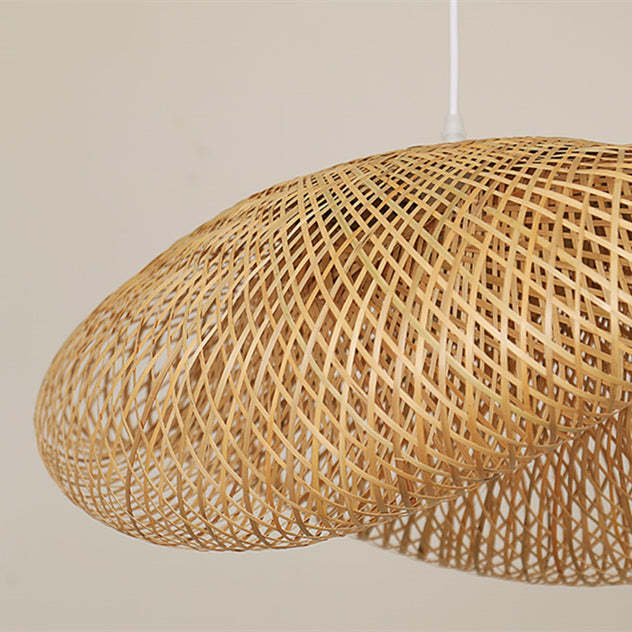 Modern Bamboo Kitchen Island Pendant Light