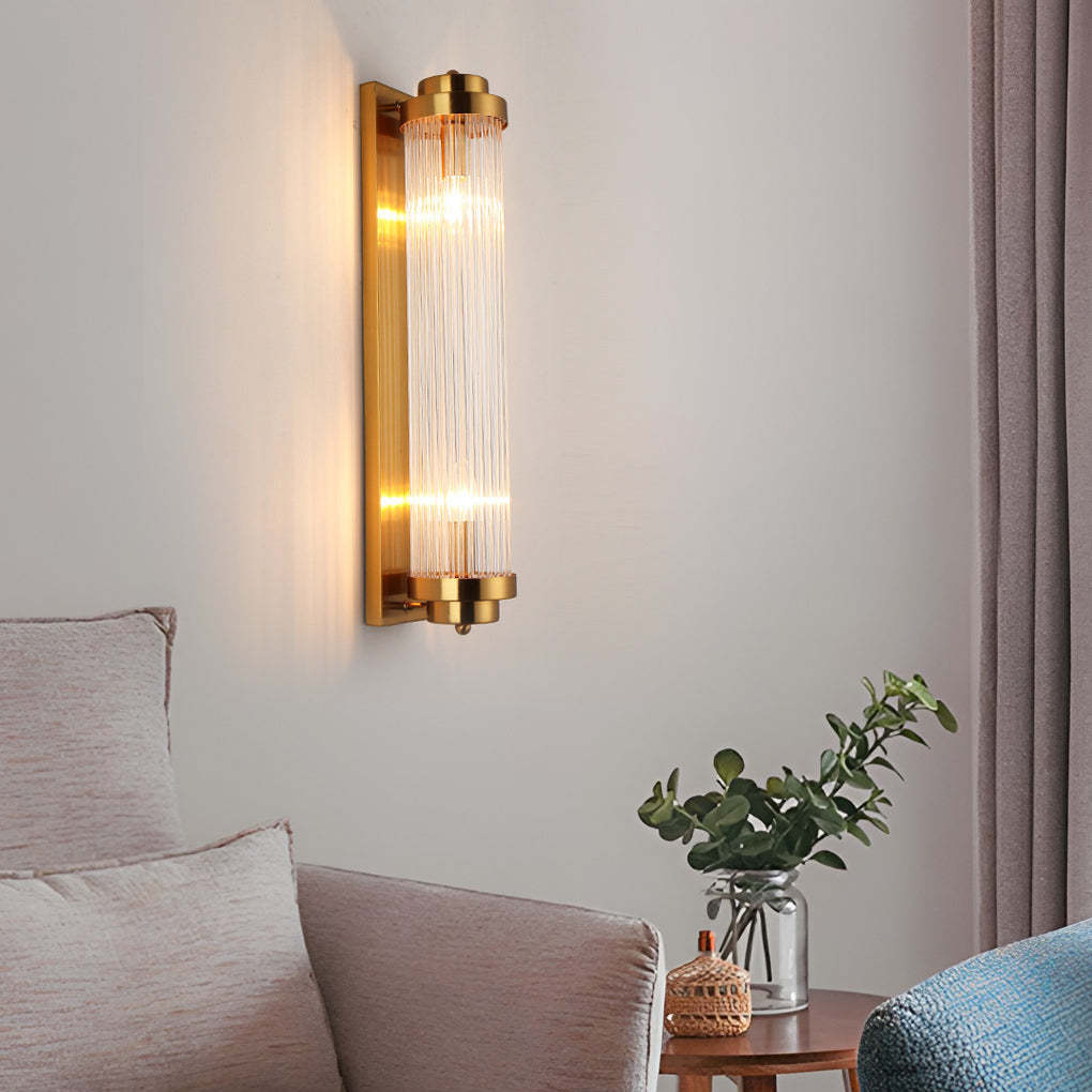 Adjustable Warm White Light LED Crystal Golden Nordic Wall Lamp Wall Sconce Lighting-Lighom