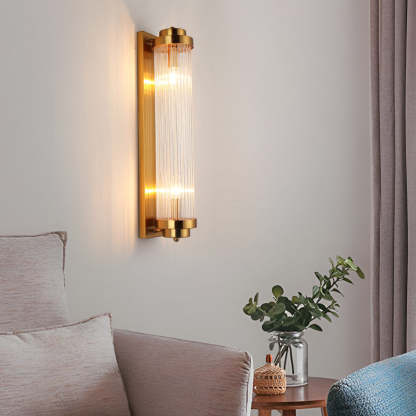 Adjustable Warm White Light LED Crystal Golden Nordic Wall Lamp Wall Sconce Lighting-Lighom
