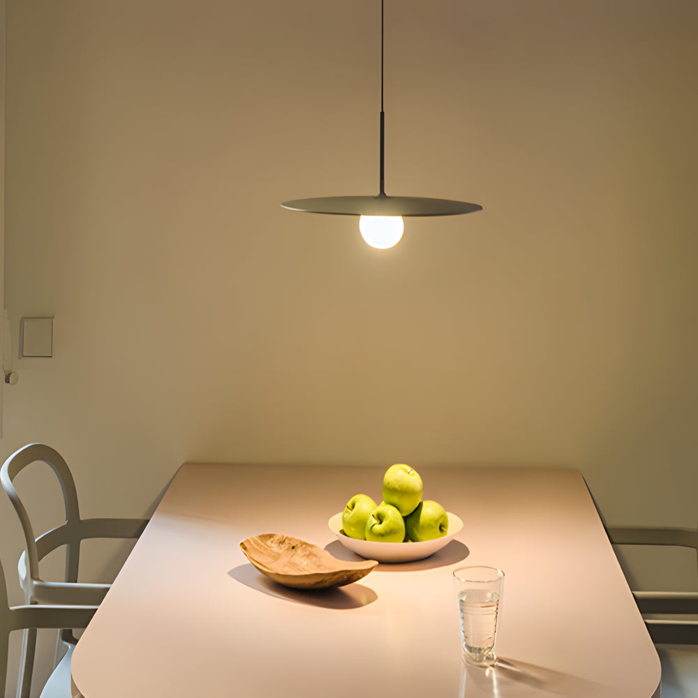 Black iron ufo postmodern pendant lighting — Ball