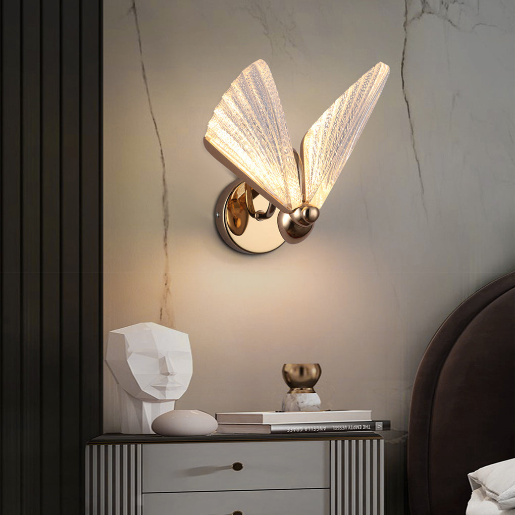 Modern butterfly metal wall sconces — Natural White (4000K)