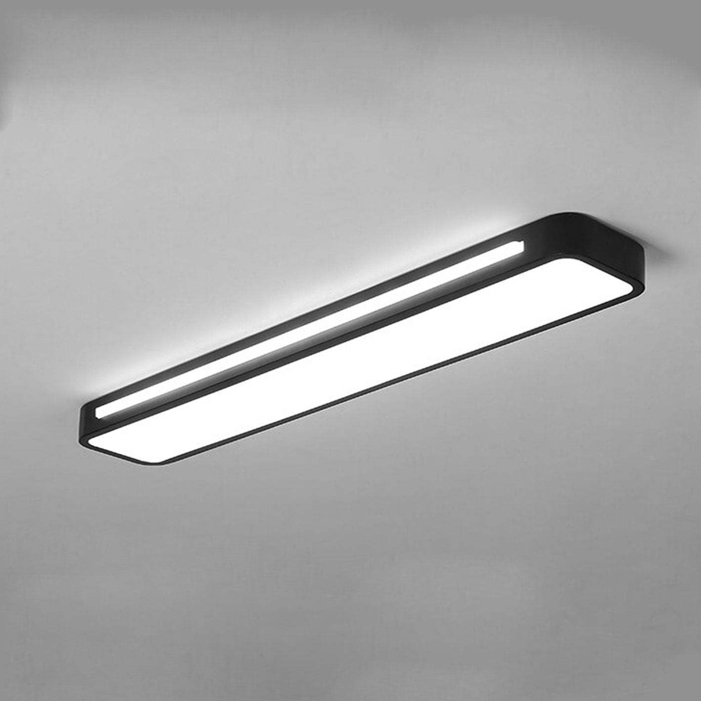 Nordic Minimalist Long LED Flush Mount Light