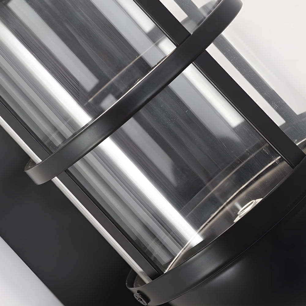 Inspired by Telephone Booth Retro Iron and Glass LED Sconce Light-Lighom