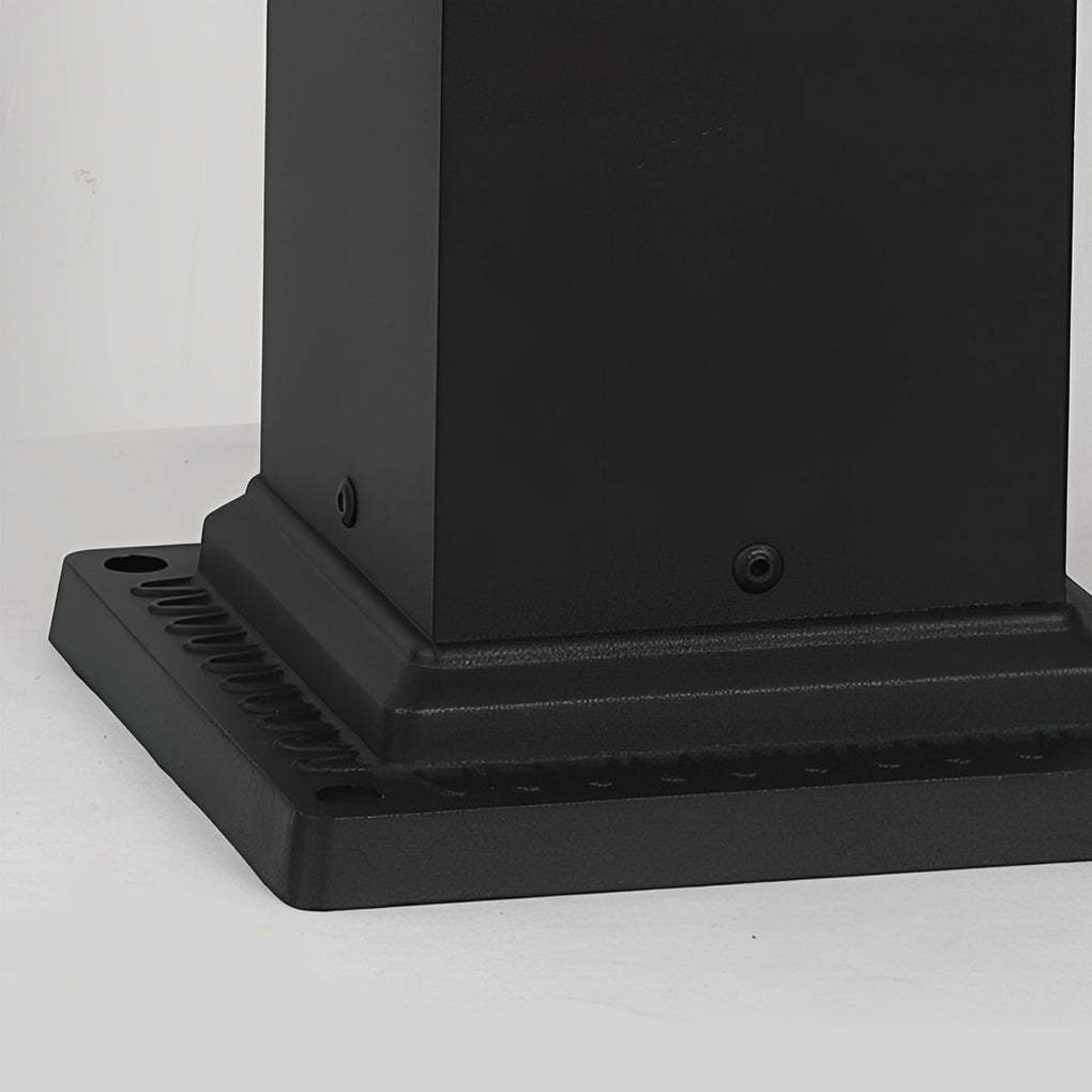 Waterproof Outdoor Three Step Dimming Black Modern Solar Path Lights-Lighom