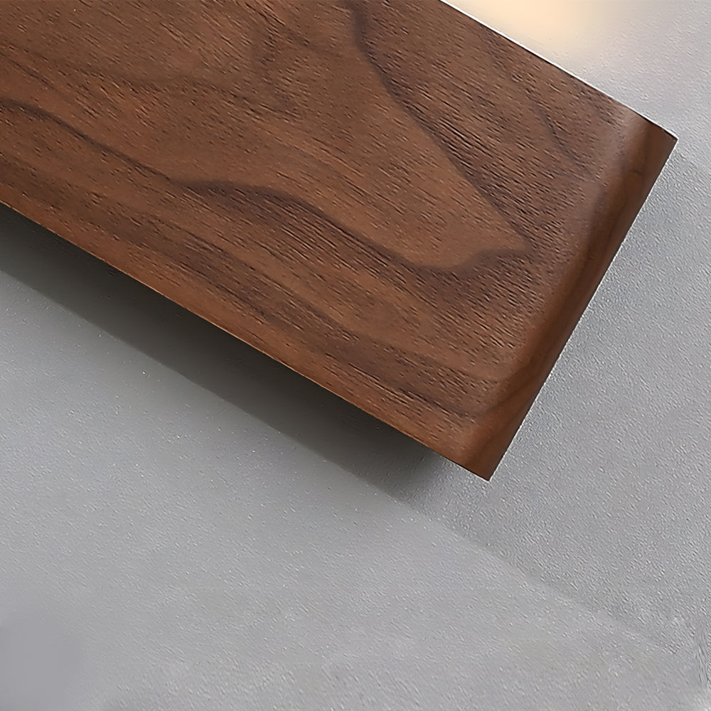 Linear Walnut Wood LED Wall Sconce-Lighom