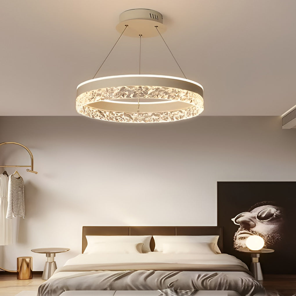 Circular Ring Dimmable LED Modern Island Chandelier