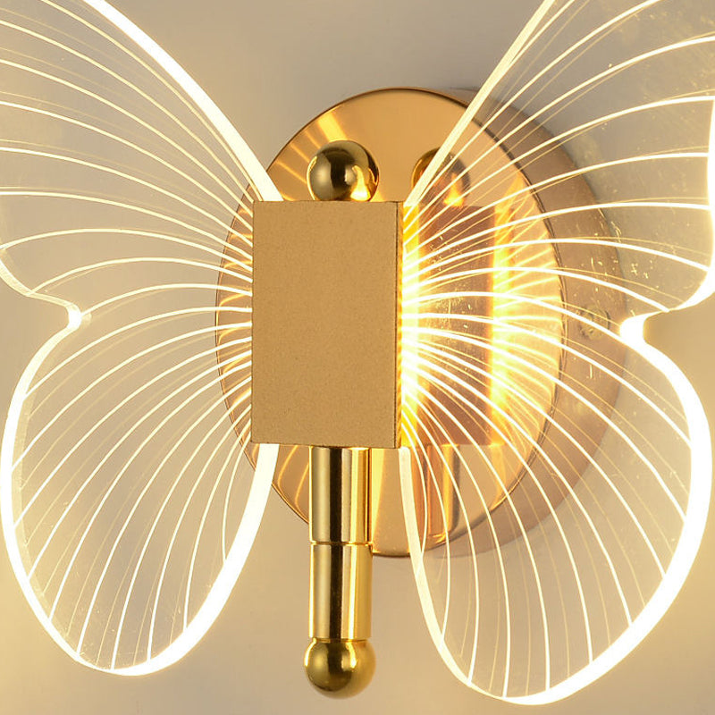 Butterfly Dimmable Modern LED Wall Light
