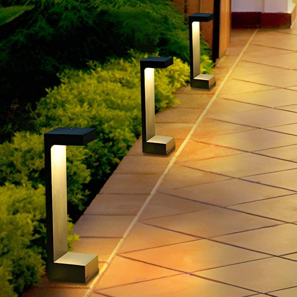 Contemporary Rectangular COB Pathway Lights Waterproof Outdoor Garden Illumination-Lighom