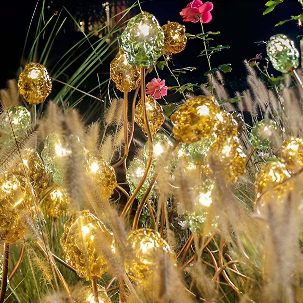 Outdoor Creative Flower Buds Decor Waterproof LED Modern Lawn Lights-Lighom