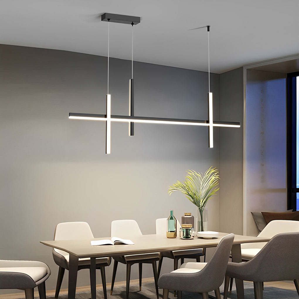 Minimalist Long Strip Dimmable Chandelier