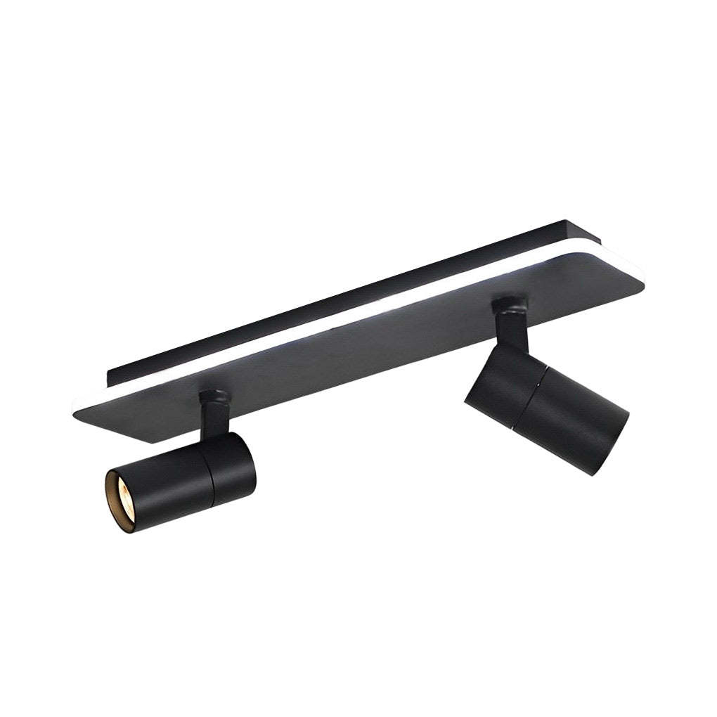 Minimalist Long Strip LED Flush Mount Adjustable Spotlight