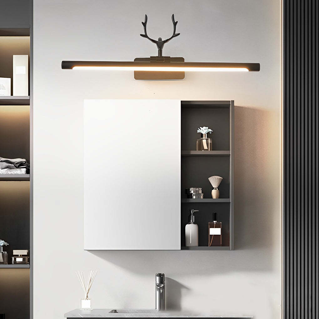 Antler-Inspired 210�� Adjustable LED Bathroom Vanity Light Bar-Lighom