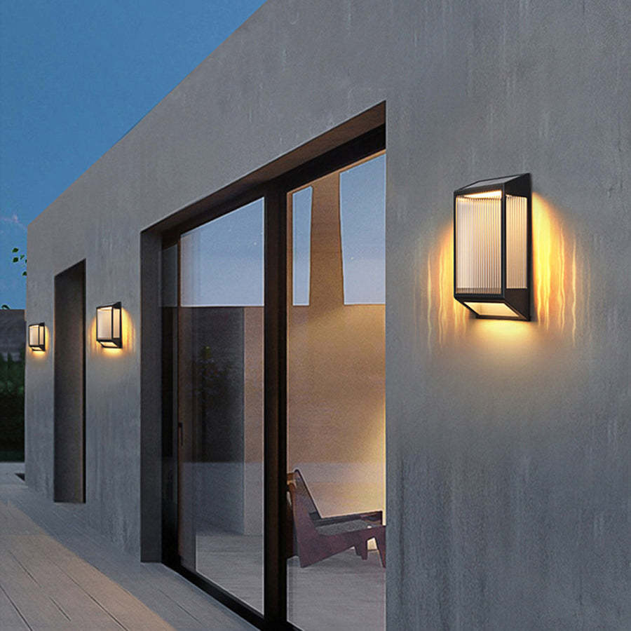 Stylish Vertical Ripped Acrylic LED Wall Lamp Waterproof & Modern Wall Lighting-Lighom