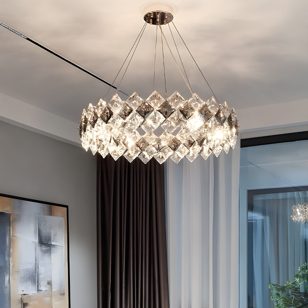 Dimmable Modern Crystal Dining Chandelier