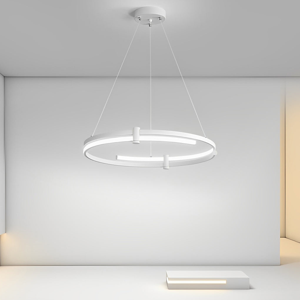 Minimalist Round Dimmable LED Nordic Chandelier