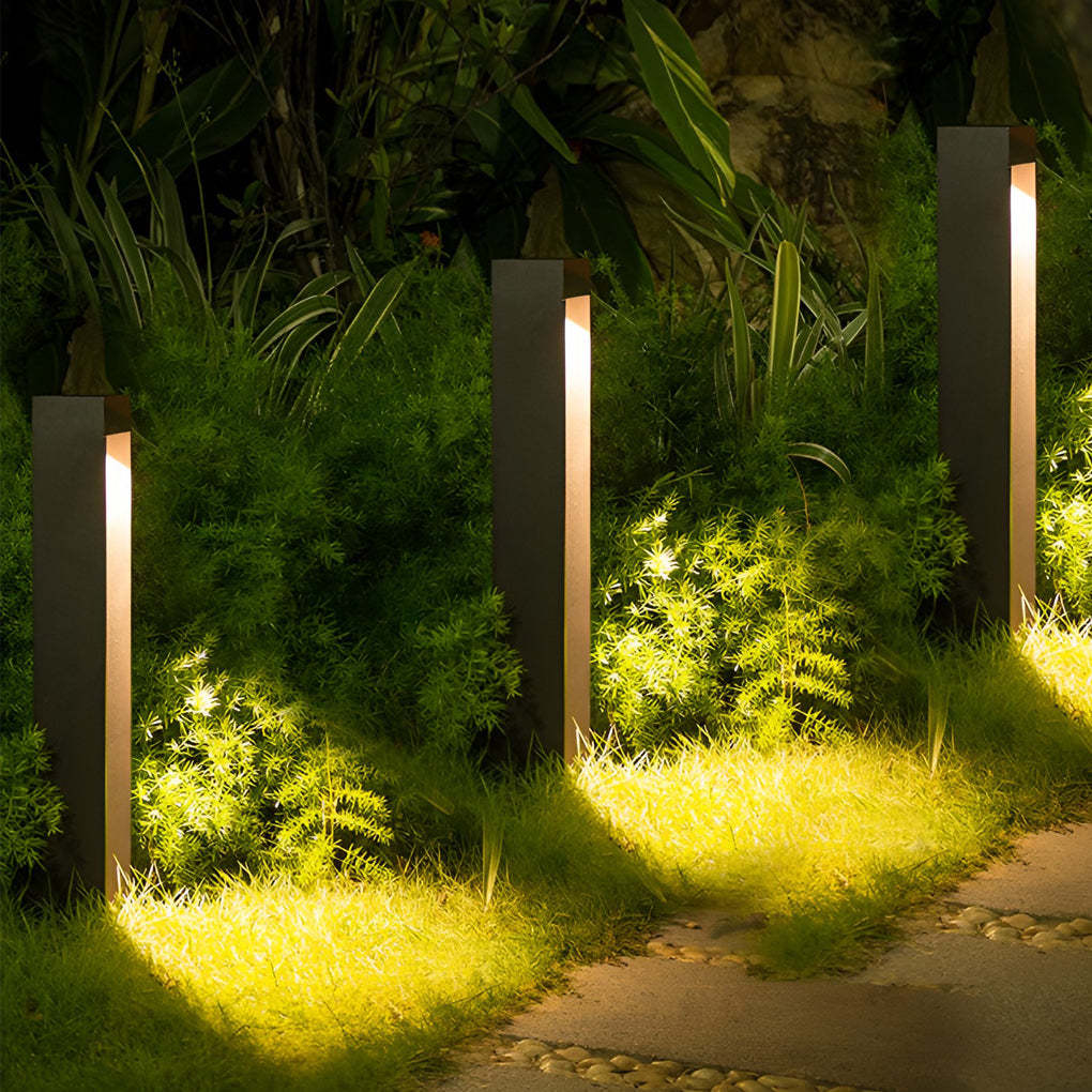 Industrial Rectangular LED Pathway Light 5W Waterproof Fixture with Open Slide Illumination-Lighom