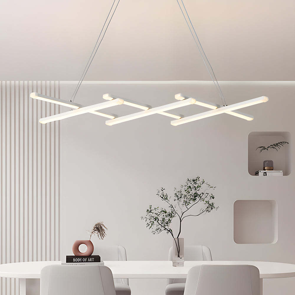 Retractable Dimmable Remote Control LED Pendant Light