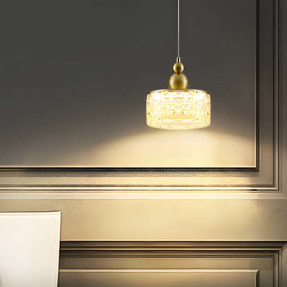 Acrylic Ice Texture Modern Hanging Light