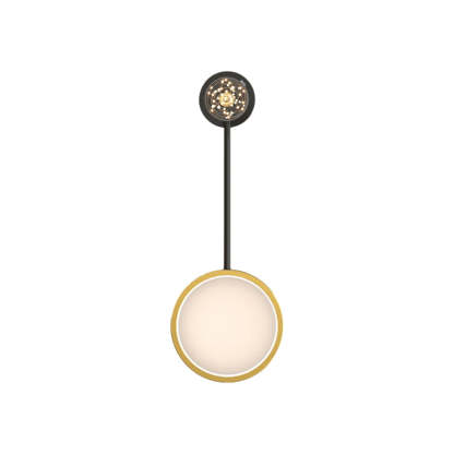 Creative Rings Stars Three Step Dimming Modern Wall Lamp with Spotlights-Lighom