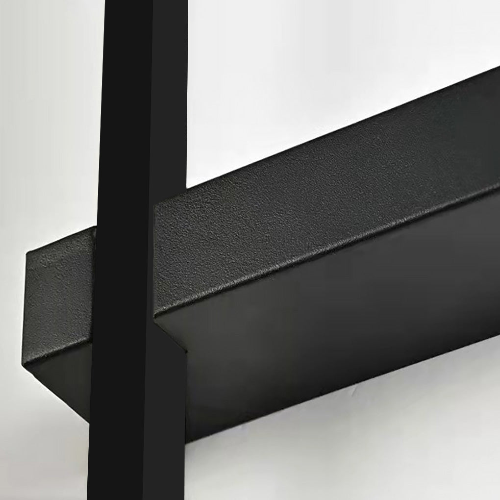 Interlaced Line Strips Waterproof Led Black Modern Outdoor Wall Lights-Lighom