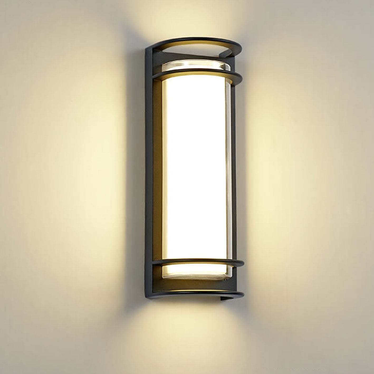 Modern Outdoor Column LED Garden Wall Sconce