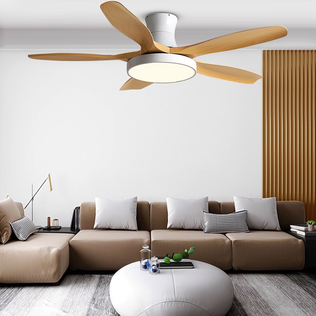 60'' Frequency Conversion 6 Gear Fan Chandelier Supports Forward and Reverse with Remote Control-Lighom