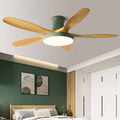 60'' Frequency Conversion 6 Gear Fan Chandelier Supports Forward and Reverse with Remote Control-Lighom