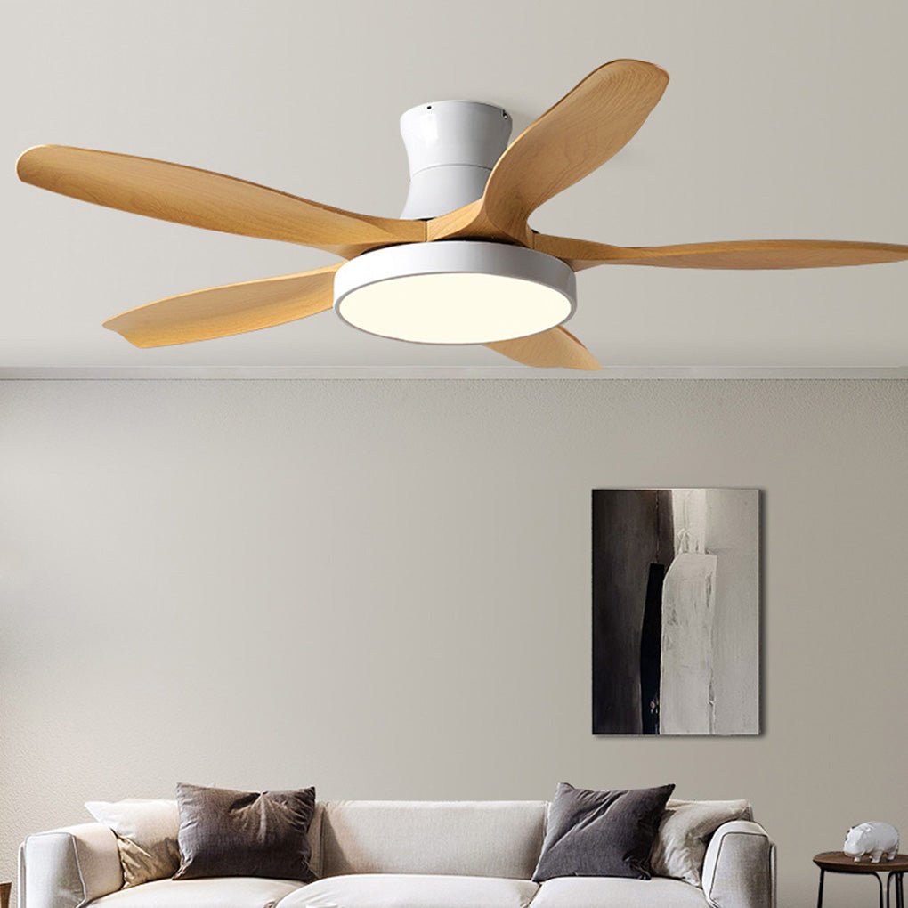 60'' Frequency Conversion 6 Gear Fan Chandelier Supports Forward and Reverse with Remote Control-Lighom