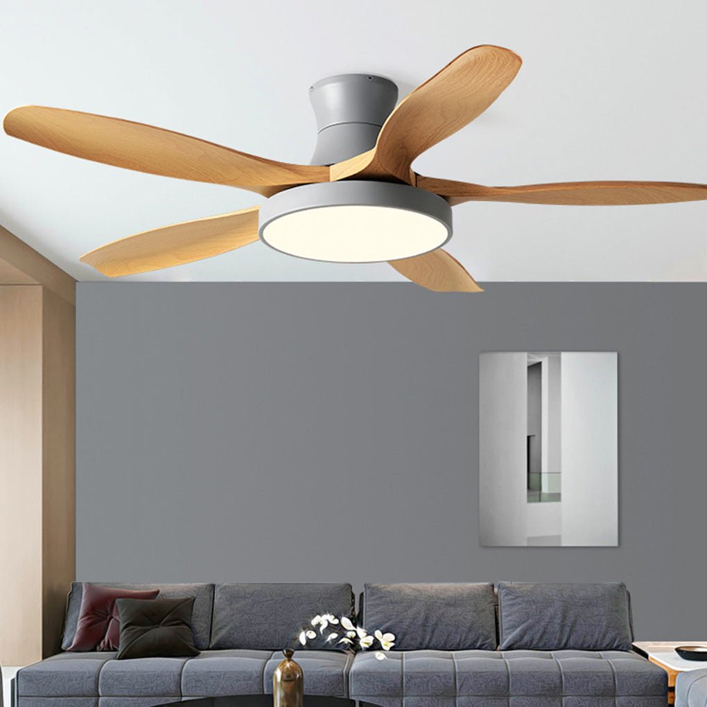 60'' Frequency Conversion 6 Gear Fan Chandelier Supports Forward and Reverse with Remote Control-Lighom