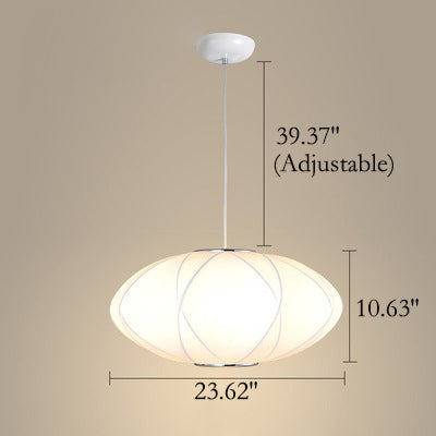 Minimalist Fabric Lantern Pendant Light