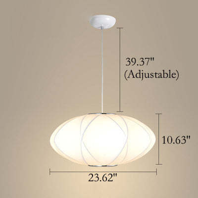 Minimalist Fabric Lantern Pendant Light