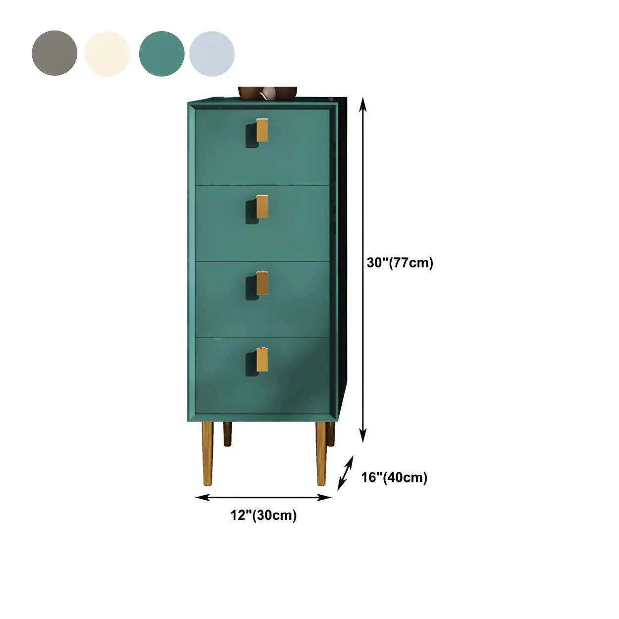 Vertical Pine Wood Dresser