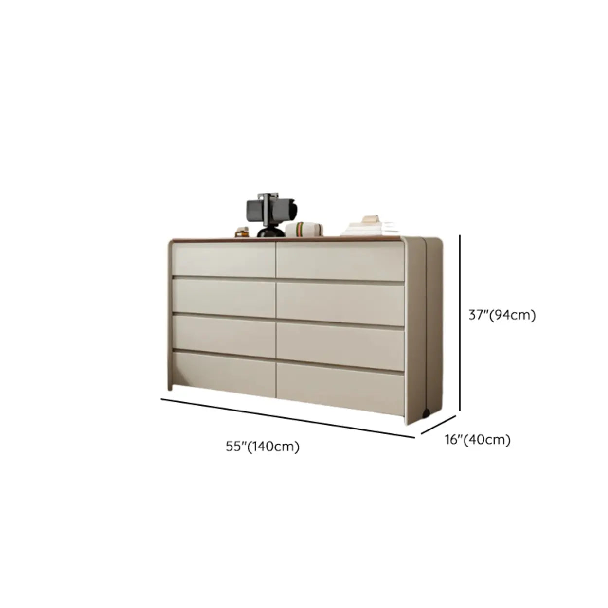 Wood Multi-Drawer Dresser