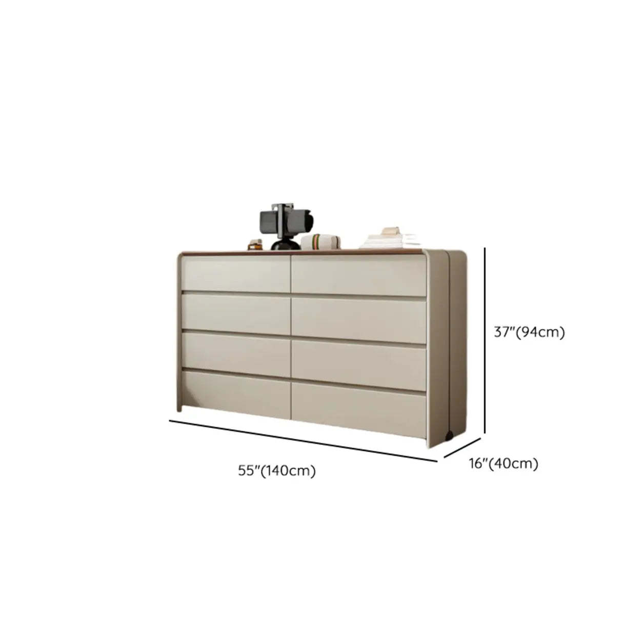 Wood Multi-Drawer Dresser